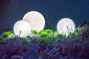 Záhradná guľa Lunares Luna Ball 60 cm biely lesk LED E27 IP44 LB60B small 11