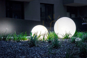 Záhradná guľa Lunares Luna Ball 60 cm biely lesk LED E27 IP44 LB60B small 12