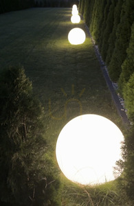 Záhradná guľa Lunares Luna Ball 60 cm biely lesk LED E27 IP44 LB60B small 13