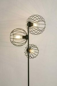 Stojanová lampa Sigma Cherry čierna E27 3x60W 50311 small 1