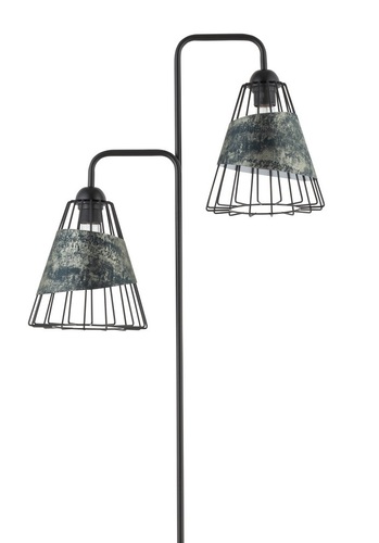 Skontrolujte Podlahová lampa Sigma DENI čierna/grafit/zlatá 2x E27 50348