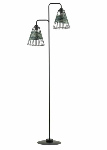 Skontrolujte Podlahová lampa Sigma DENI čierna/grafit/zlatá 2x E27 50348