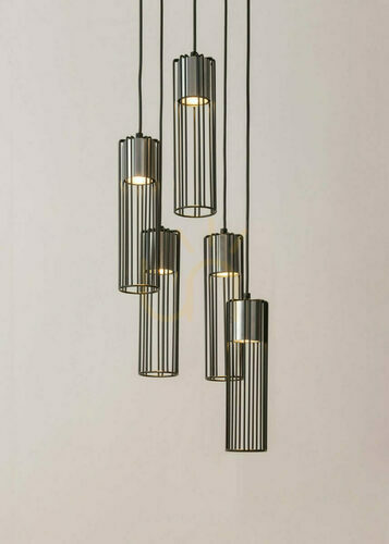 Skontrolujte Závesné svietidlo Sigma Fobia 5 čierna/strieborná 33460