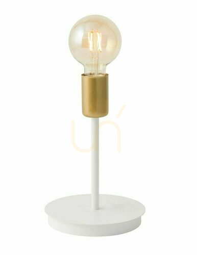 Skontrolujte Stolná lampa Sigma Gino biela/zlatá E27 60W 50317