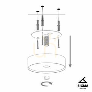 Stropné svietidlo Sigma HOLI 1 biela 32446 small 4