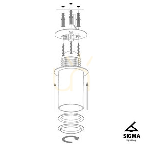 Plafón Sigma Sfera 50 biela/zlatá 32465 small 4