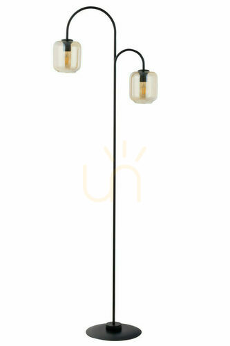 Skontrolujte Podlahová lampa Sigma SHINE čierna amber 2x E27 SKU 50255