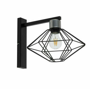 Nástenné svietidlo Sigma VARIO čierne strieborné E27 60W IP20 40563 small 0