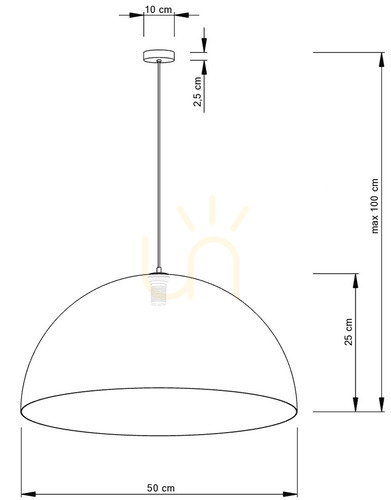 Skontrolujte Závesné svietidlo Sigma Sfera 50 čierna/zlatá 30137