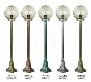 Vonkajšia stojaca lampa SU-MA Kule Classic čierna patina 98 cm K 5002/2/KP 200 small 4