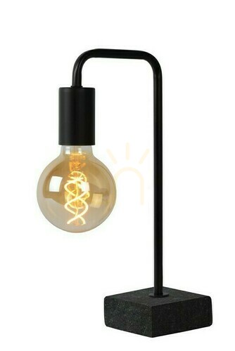 Skontrolujte Stolná lampa Lucide LORIN čierna vintage oceľ E27 45565/01/30