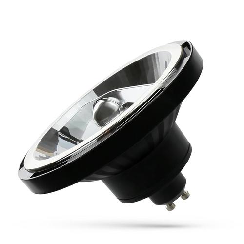 Skontrolujte Led Ar111 Gu10 230v 12W SMD 45st WW čierne spektrum