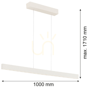 Prívesné svietidlo ARGON BALANCE krémovo biele LED 8302 small 3