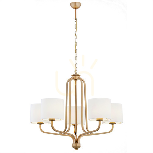 Skontrolujte Luster ARGON MARANELLO biela staré zlato 5x E27 SKU 2172