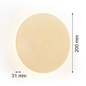 Nástenné svietidlo ARGON OREGON PLUS zlaté LED 4W 3000K SKU 8351 small 7