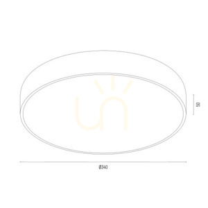 Plafón LED ARGON TIAMO červený 340mm 2W 4000K IP20 8334 small 4