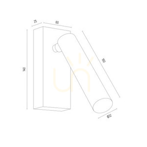 Nástenné svietidlo ARGON RIO zlaté LED 1x4W 3000K 8326 small 14