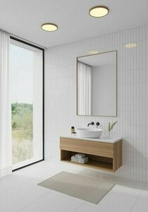 OJA 29 IP54 2700K Dim kúpeľňový plafón drevená fólia Nordlux small 1