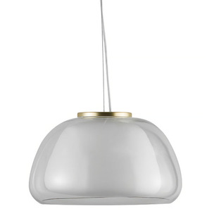 Závesné svietidlo Nordlux Jelly 39 cm – číre a biele opálové sklo small 2