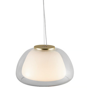 Závesné svietidlo Nordlux Jelly 39 cm – číre a biele opálové sklo small 3