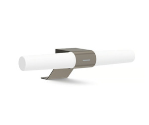 Kúpeľňové LED nástenné svietidlo Nordlux Helva Double, 9,5 W, 3000/4000 K, IP44, kefovaný nikel, 42,5 cm small 2