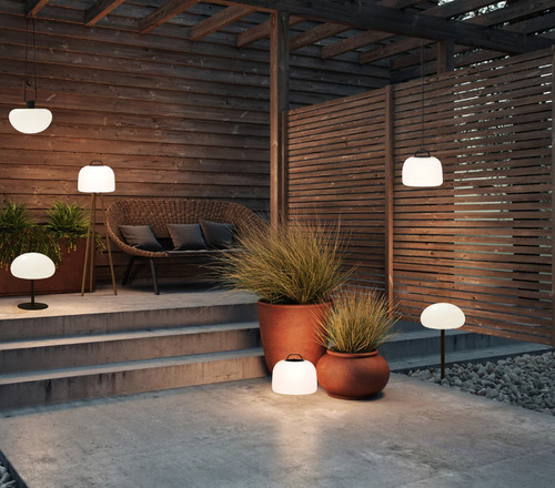Skontrolujte Kettle 36 Čierna/biela závesná/stojanová lampa Nordlux