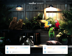 Vonkajšie nástenné svietidlo Arcus Smart Grey Nordlux small 2
