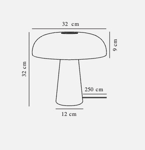 Lesklá biela mramorová stolová lampa od spoločnosti Nordlux small 5