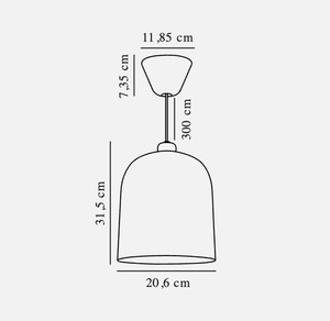 Závesné svietidlo Nordlux Angle E27 sivé small 4