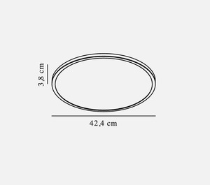 Plafón so senzorom pohybu Oja 42 IP54 2700K biely Nordlux small 2