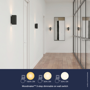 Mona 3-stupňová čierna/palcová Nordlux small 7