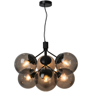 Ivona 6-svetelné závesné svietidlo Black Nordlux small 2