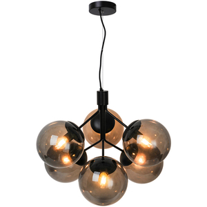 Ivona 6-svetelné závesné svietidlo Black Nordlux small 3