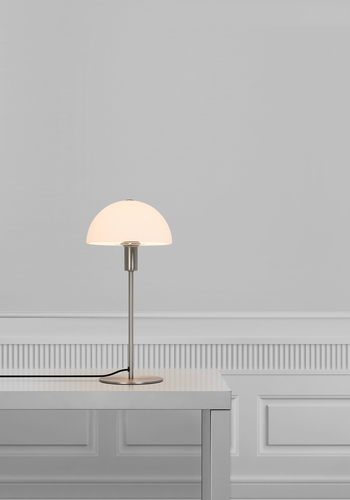 Skontrolujte Stolová lampa Ellen Opal/Steel od spoločnosti Nordlux