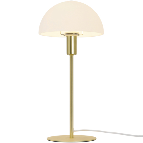 Skontrolujte Stolná lampa Ellen Opal/Brass od spoločnosti Nordlux