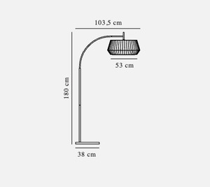 Biela stojaca lampa Dicte Nordlux small 4