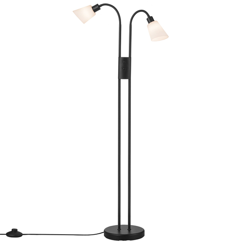 Skontrolujte Molli Dvojitá podlahová lampa Black/Opal Nordlux