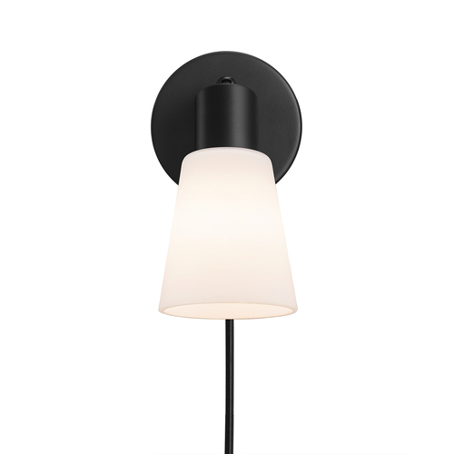 Skontrolujte Nástenné svietidlo Cole Black/Opal Nordlux