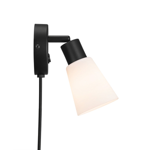 Nástenné svietidlo Cole Black/Opal Nordlux small 3