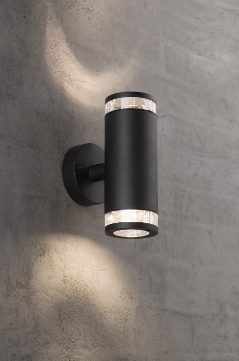 vyhliadka Dvojitá nástenná lampa Birk Black Nordlux Dvojitá nástenná lampa Birk Black Nordlux