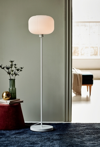 Skontrolujte Stojacia lampa MILFORD Nordlux E27 40W sklo biela