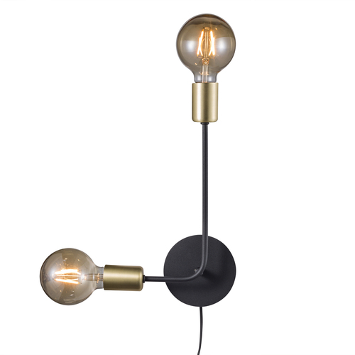 Skontrolujte Nástenné svietidlo Josephine Black/Brass Nordlux