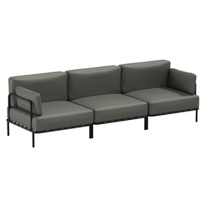Záhradná pohovka SIT SIT Outdoor SLAVE 3 miestna tmavosivá nerezové nohy small 0