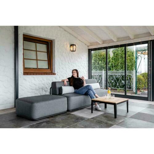 Skontrolujte Záhradná pohovka SIT SIT Outdoor STRAW sivá 102 cm