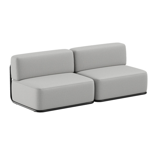 Skontrolujte Záhradná pohovka SIT SIT Outdoor STRAW 2 sivá 204 cm pevným poťahom