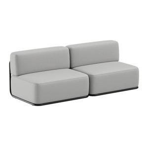 Záhradná pohovka SIT SIT Outdoor STRAW 2 sivá 204 cm pevným poťahom small 0