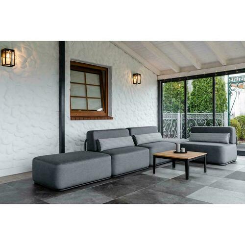 Skontrolujte Záhradná pohovka SIT SIT Outdoor STRAW 3 sivá 306 cm, odnímateľný poťah