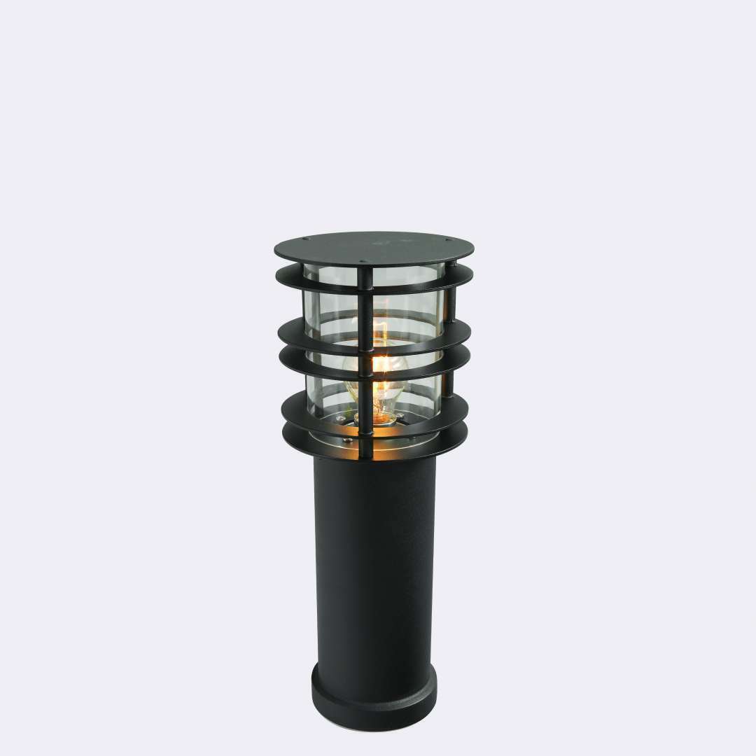 Light post Stockholm 1260 Black 49cm 3000K Norlys