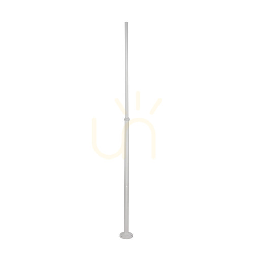 Skontrolujte Teleskopický osvetľovací stĺp Norlys Lamppost 1275AL svetlosivý RAL 9006, 260–400 cm