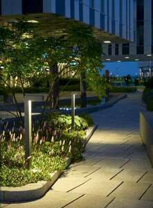 Vonkajší stĺpik NORLYS Asker 1320AL 7,7W 4000K IP65 LED strieborný 85 cm small 3